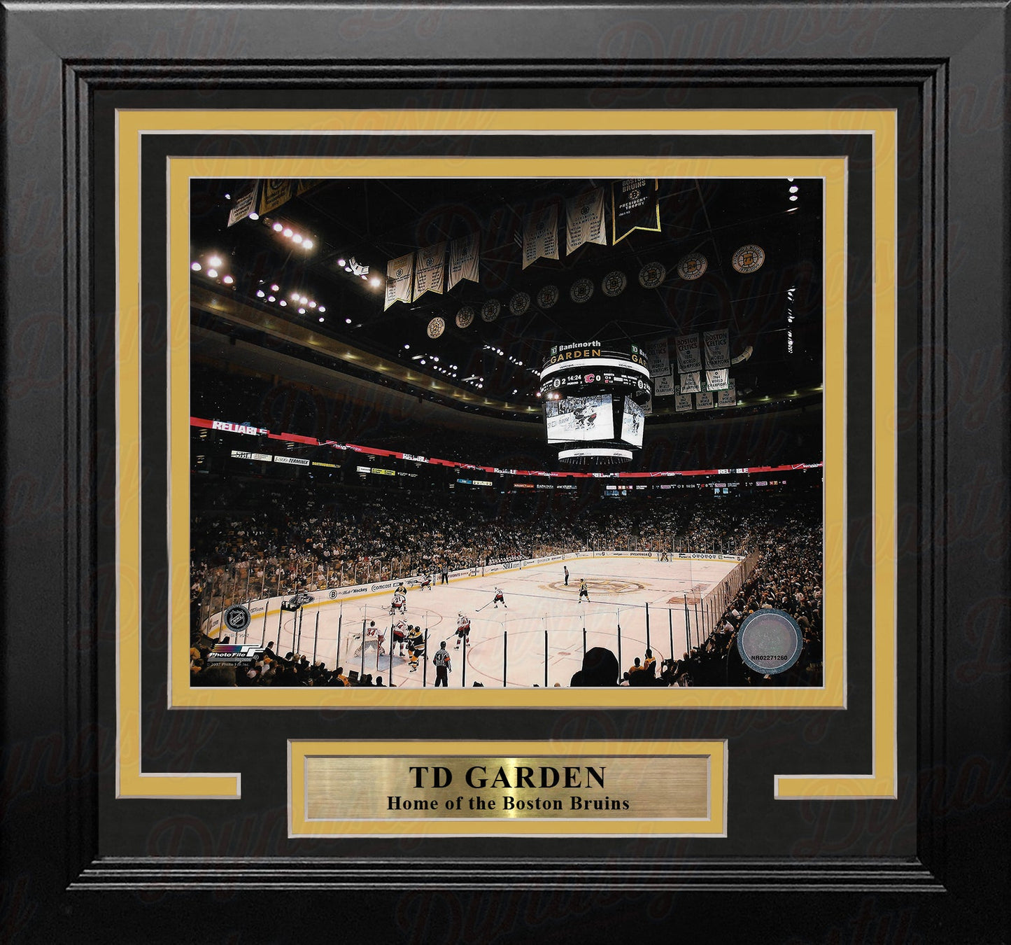 Boston Bruins TD Garden 8" x 10" Framed Hockey Stadium Photo