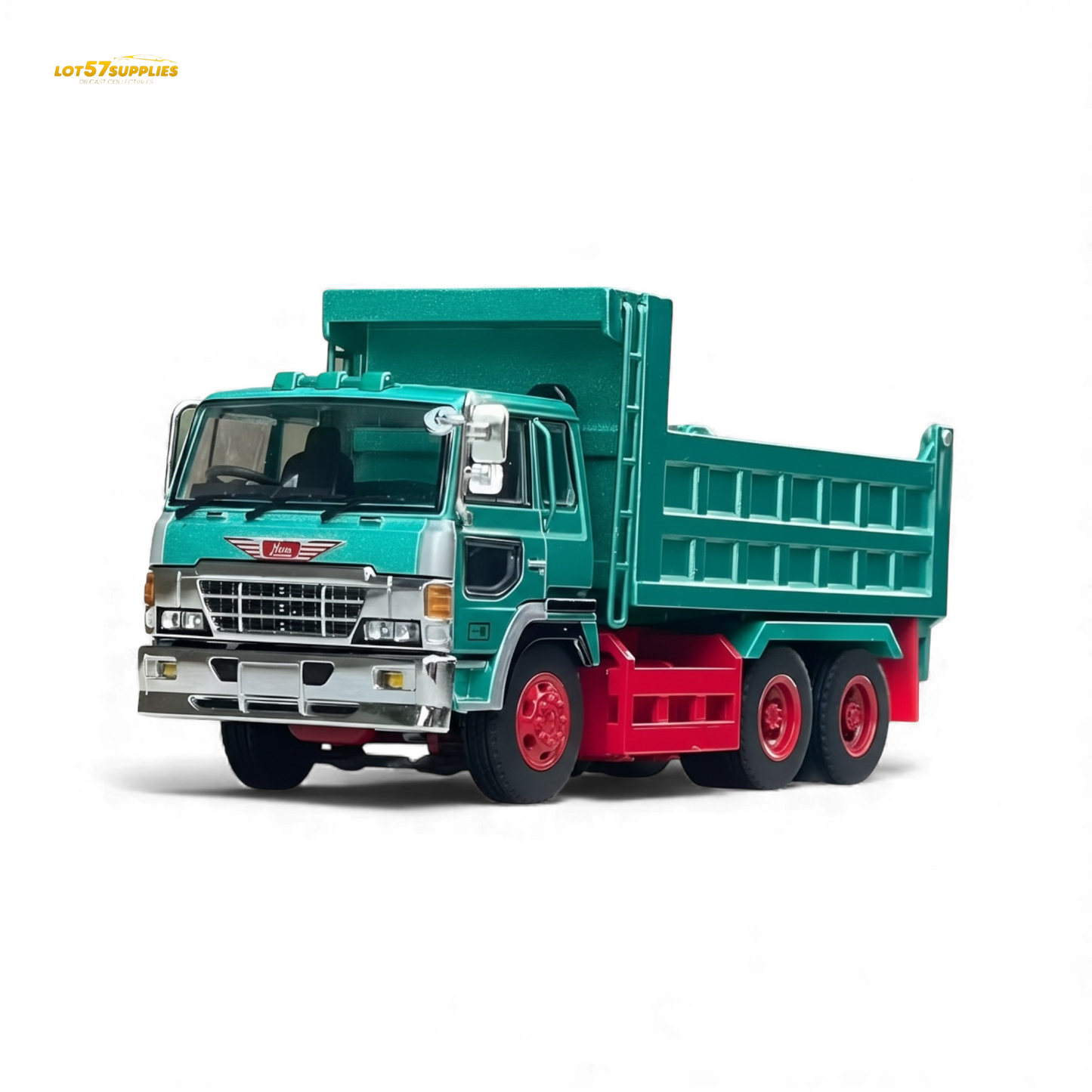 DBGT Hino Super Dolphin Dump Truck Green 1:64