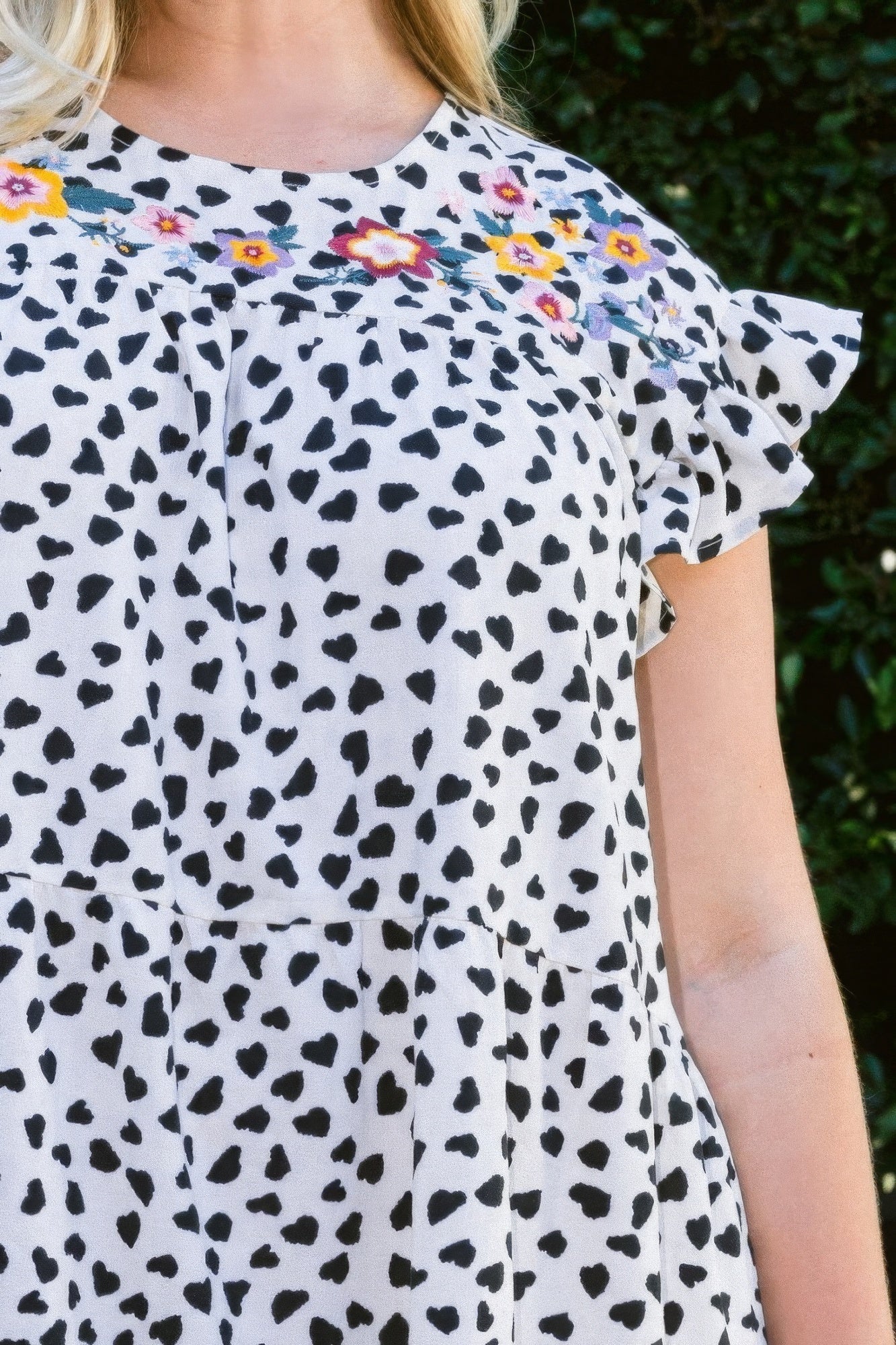 Dizzy Printed Tiered Babydoll Dress by Balec Group