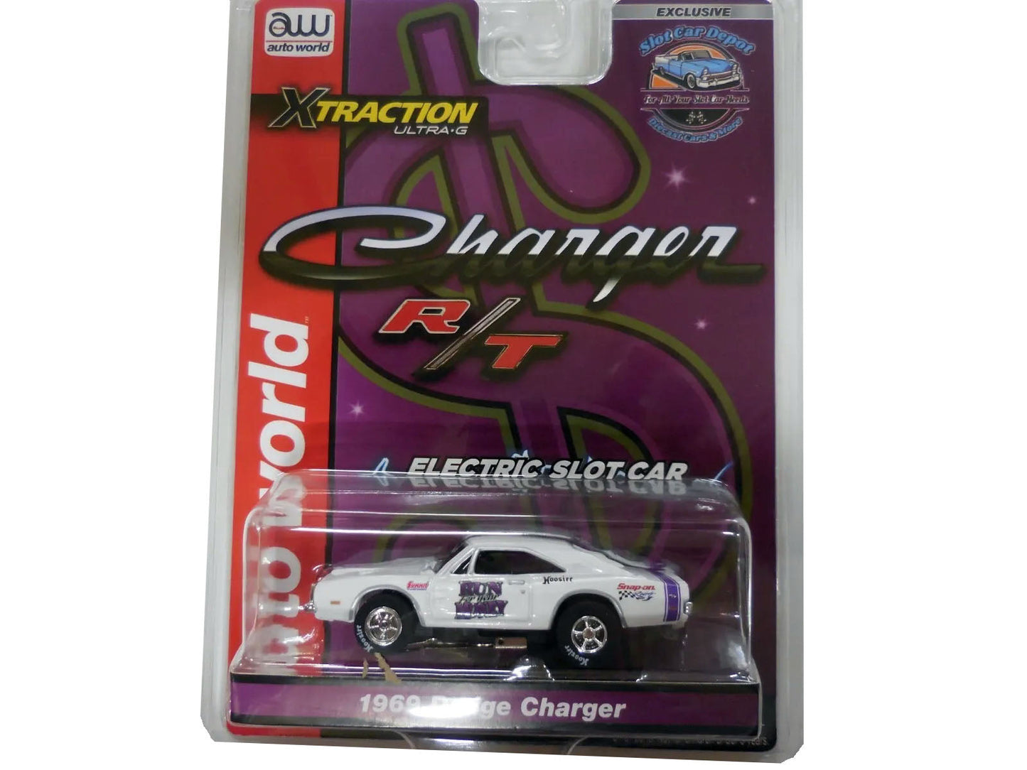 Auto World Exclusive 1969 Dodge Charger R/T HO Scale Slot Car For AFX
