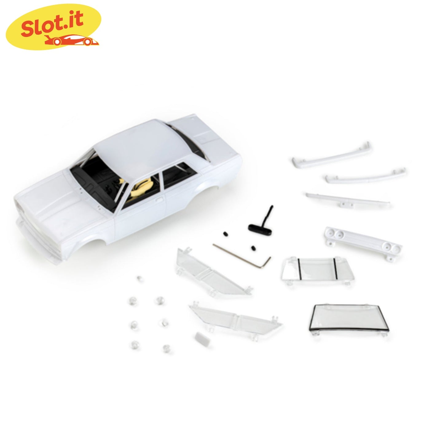 Slot.it Datsun 510 Unpainted White Body Kit 1/32 Slot Car SICS59b CS59b