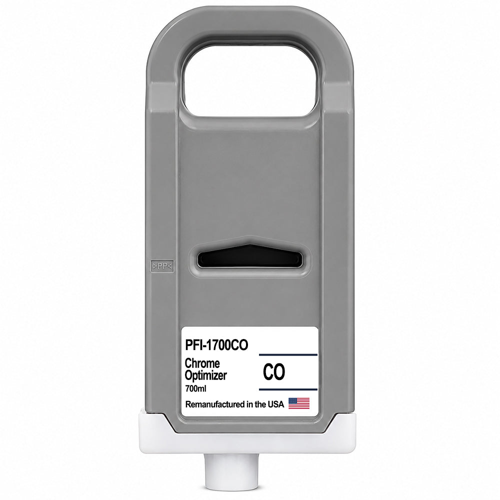 U.S. Remanufactured for Canon PFI-1700CO Chrome Optimizer Ink Cartridges