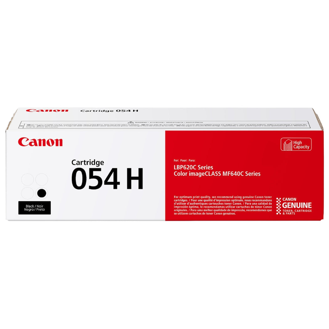 New, Pre-Owned - Canon 054H High-Yield Black LaserJet Toner Cartridge, 3028C001