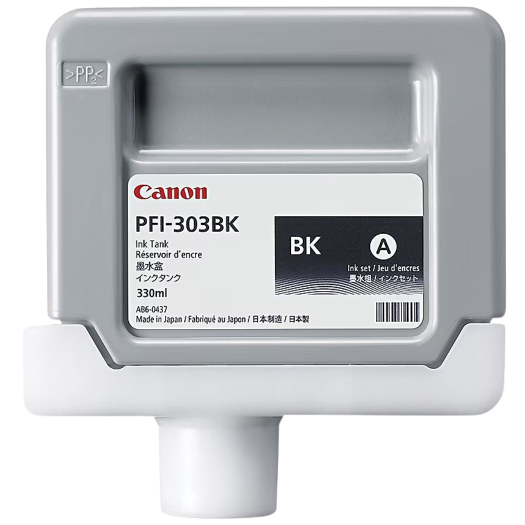 New, Pre-Owned - PFI-303 330ML Black Ink Cartridge, 2958B001AA