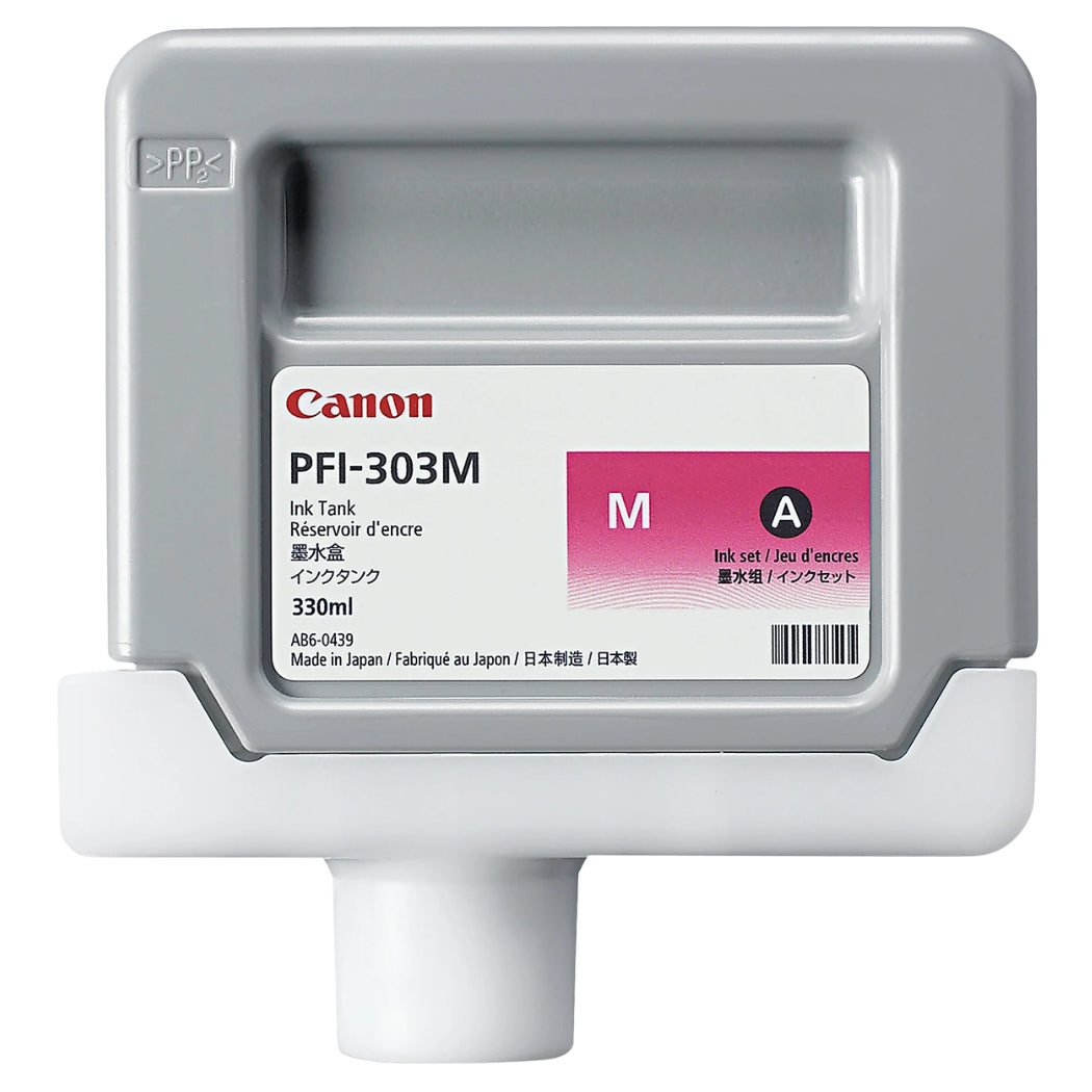 New, Pre-Owned - PFI-303 330ML Magenta Ink Cartridge, 2960B001AA