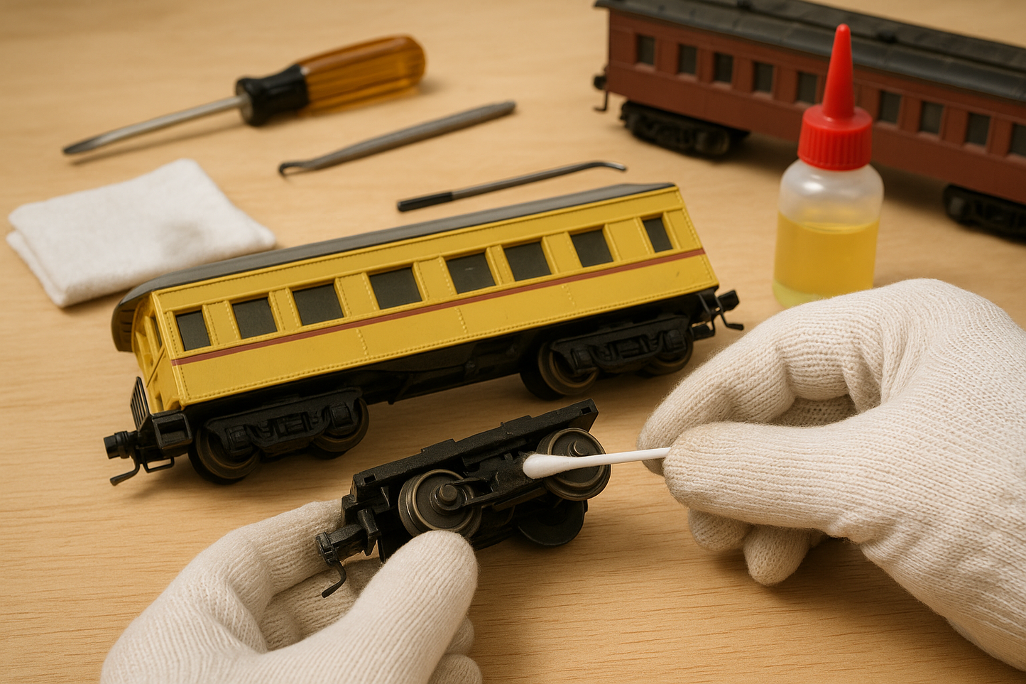 Train car clean up