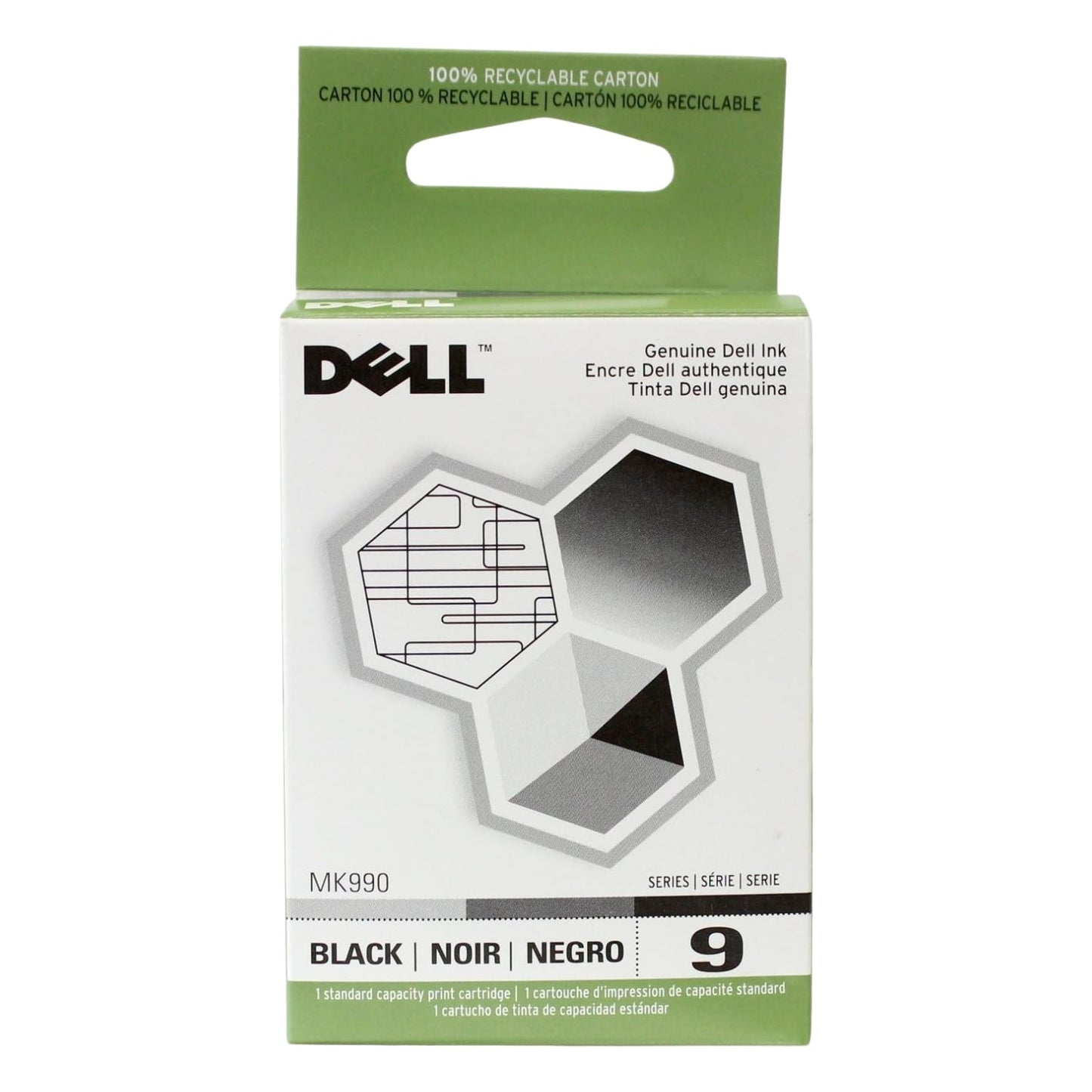 New, Pre-Owned - Dell Series 9 MK992 Black Ink Cartridge