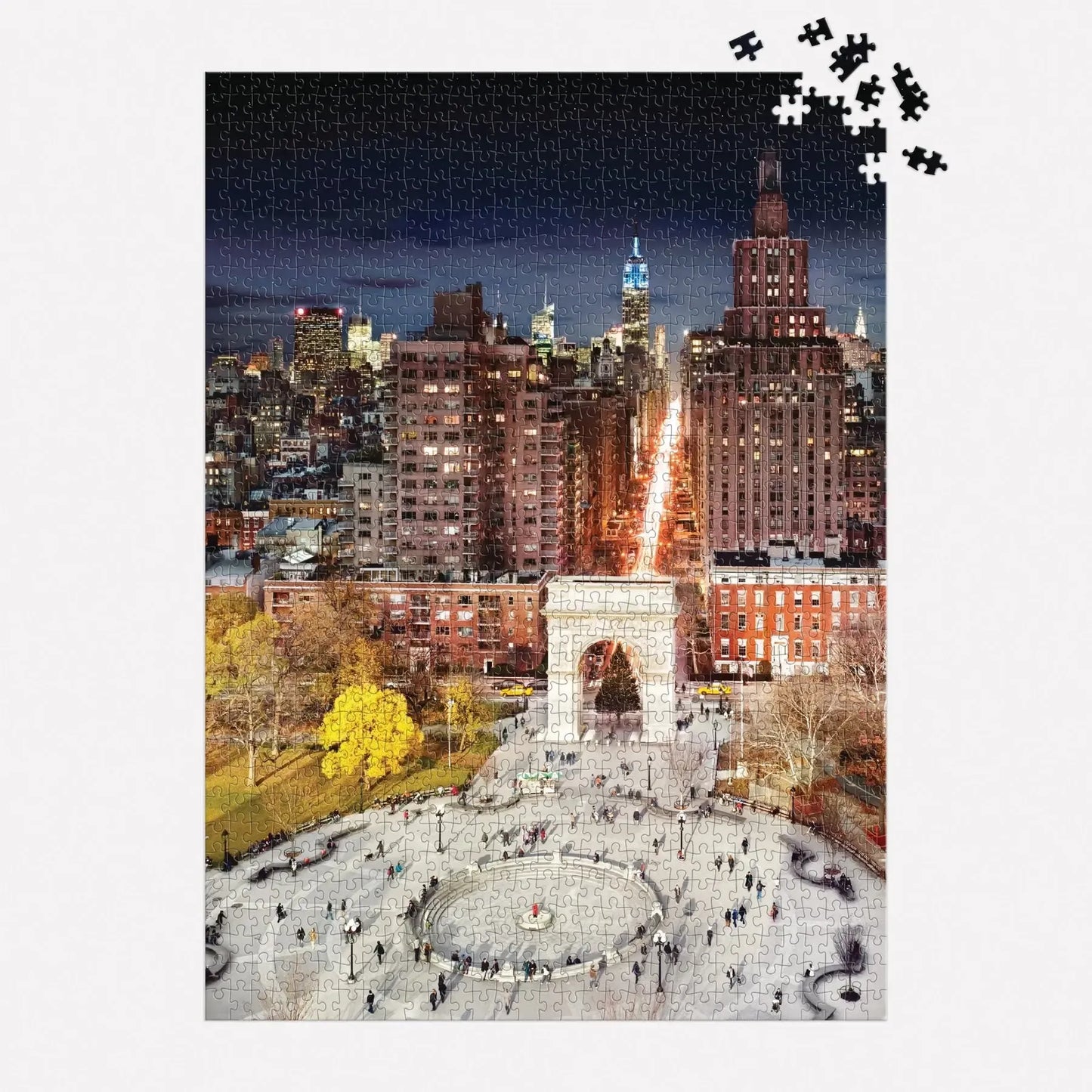 Day to Night Washington Square 1000 Piece Jigsaw Puzzle Galison