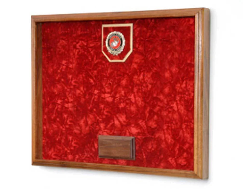 Deluxe Awards Display Case - Embossed Emblem