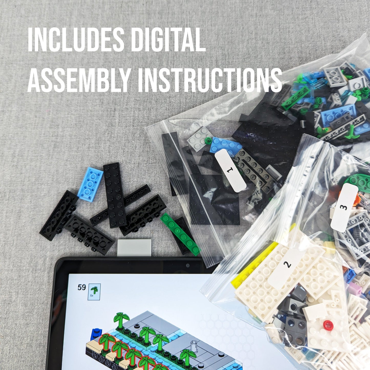 Florida Skyline Architecture - Custom Build Kit - Made Using LEGO® Parts