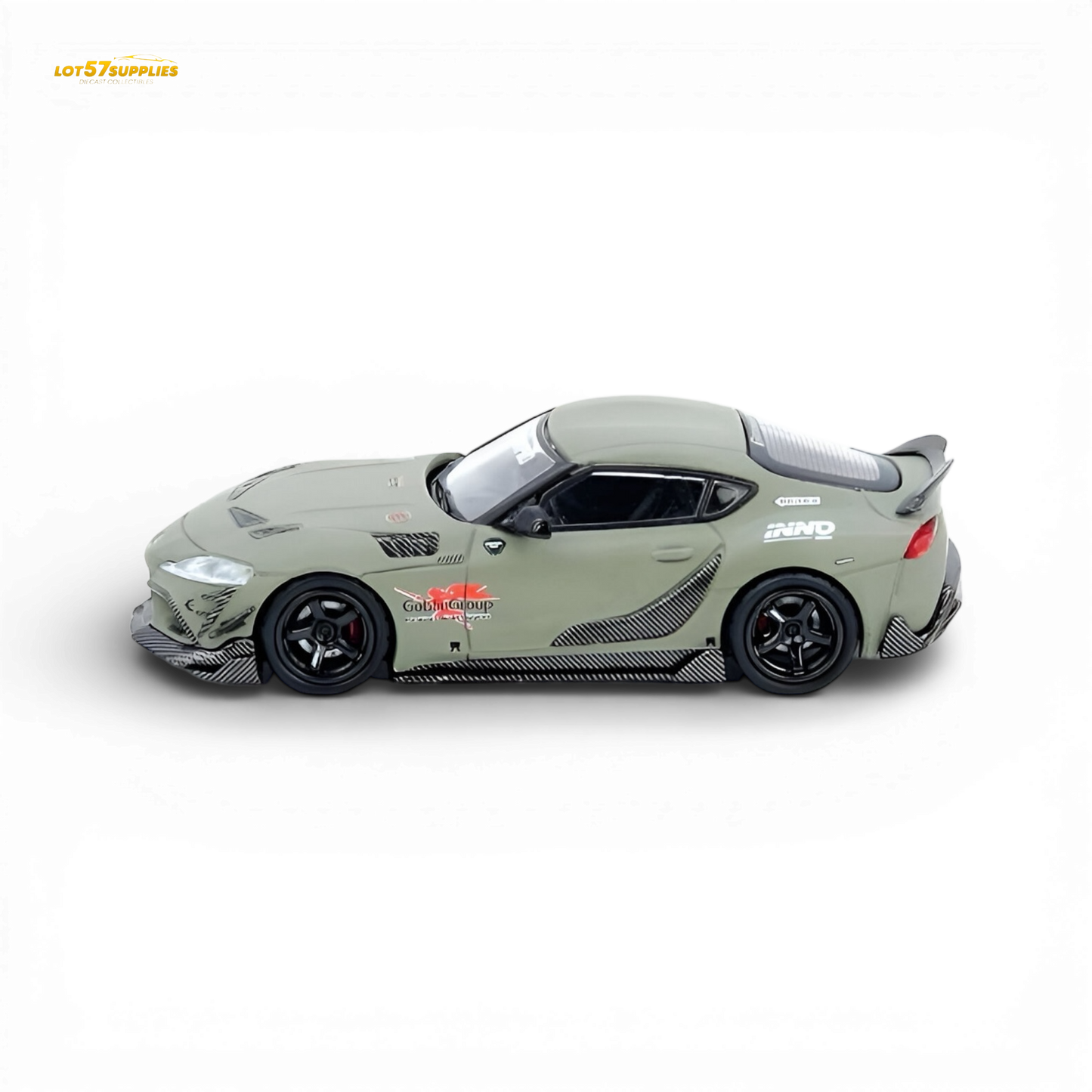 (Pre-Order) INNO64 Toyota Supra A90 Darwin Pro - Matt Green 1:64