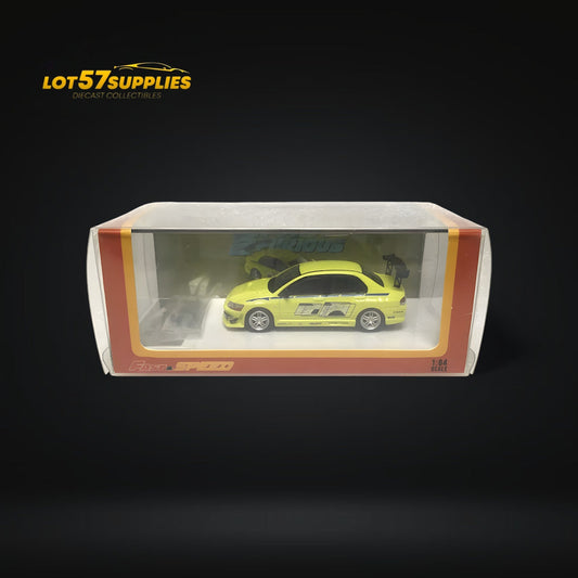 Fast Speed Mitsubishi Lancer Evolution EVO VII FNF Green Livery 1:64