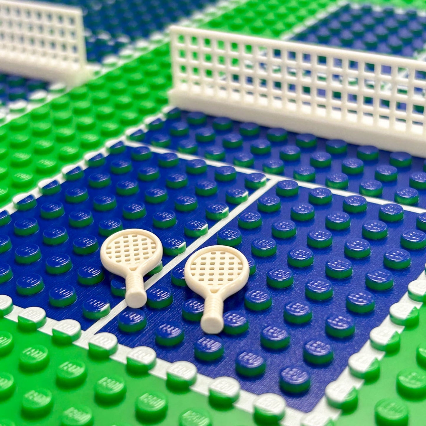 Custom Pickleball Courts made with LEGO parts - B3 Customs