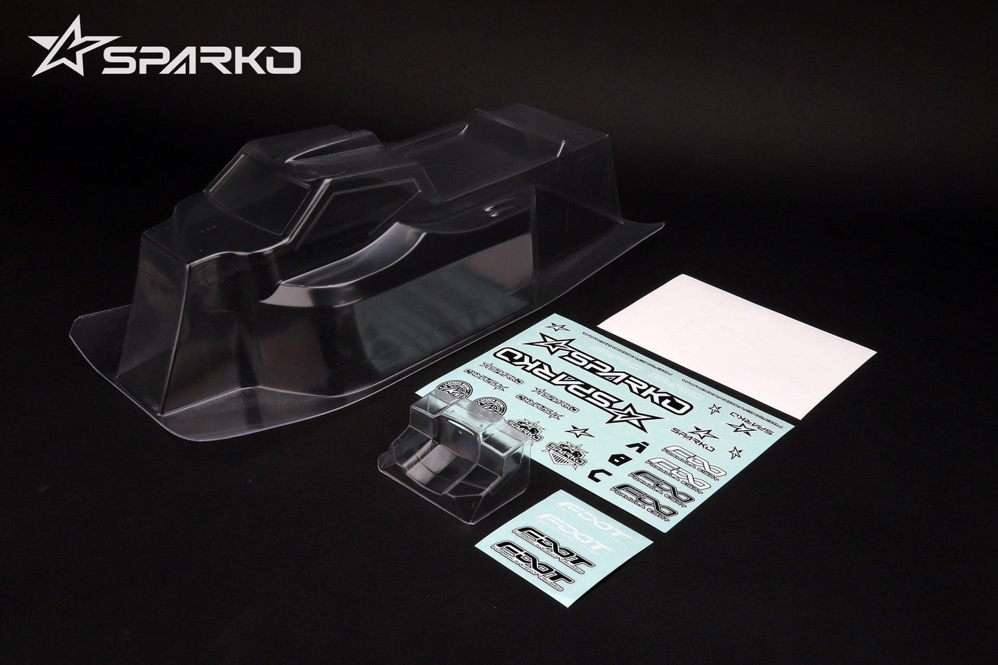 Sparko 1/8 EP Truggy Clear Body