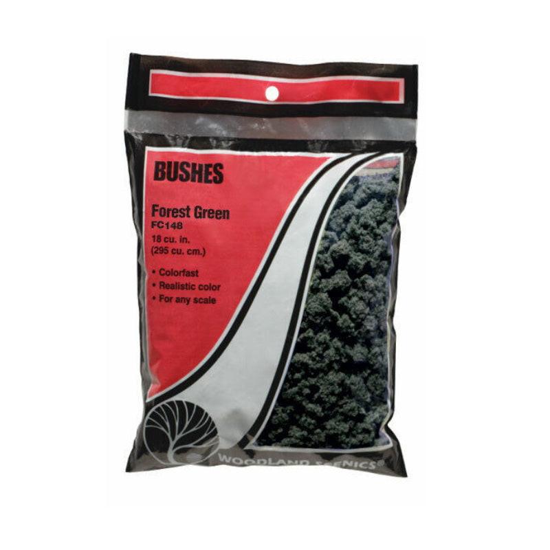 Woodland Scenics FC148 Bushes Clump Foliage Forest Green Bag Train Scenery