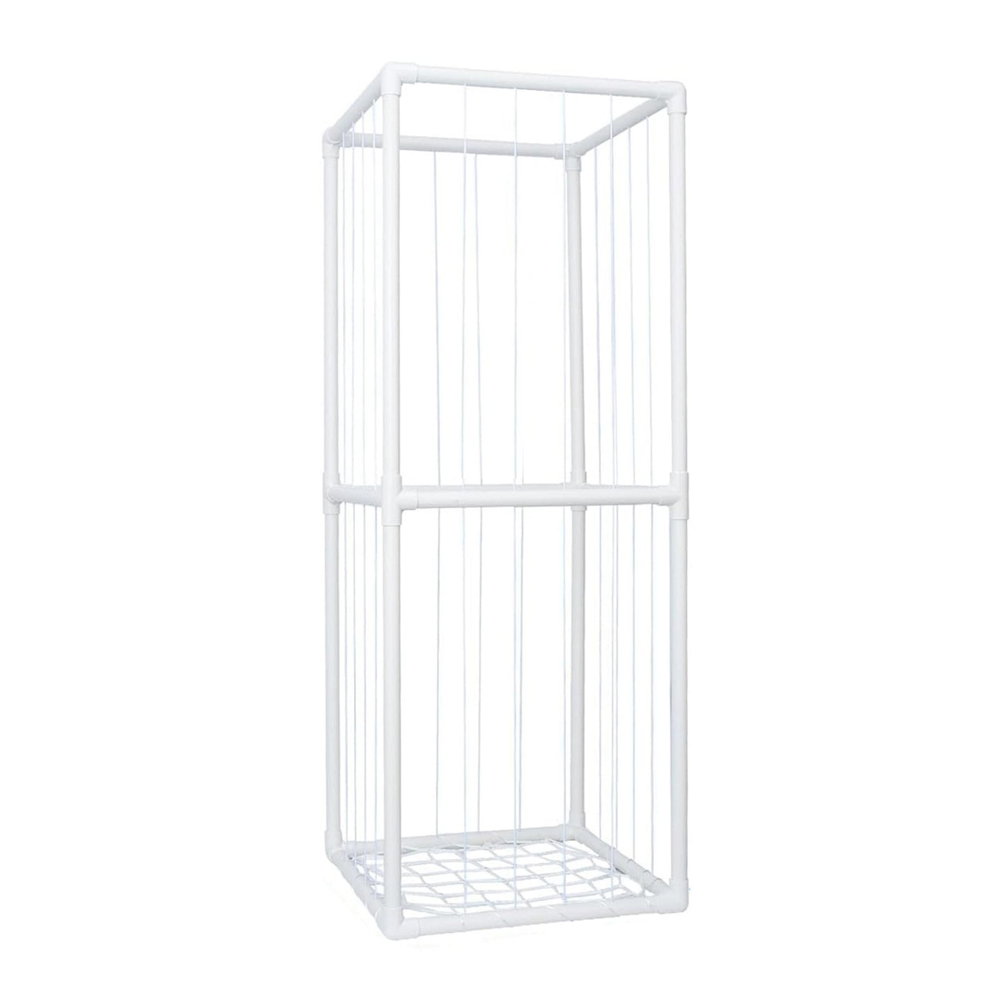Stuffed Animal Storage PVC Plush Organizer Shelf Plush Stuffed Animal Holder Standing Kids Toy Storage Cage with Elastic Band for Nursery Play Room Be
