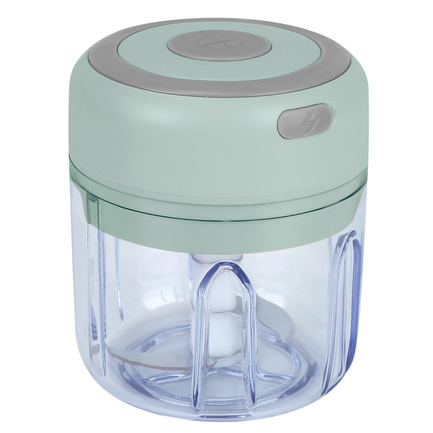Cordless Mini Electric Garlic Chopper - Rechargeable, 8.45OZ - Ideal for Food, Chili, Nuts, Onions, and More