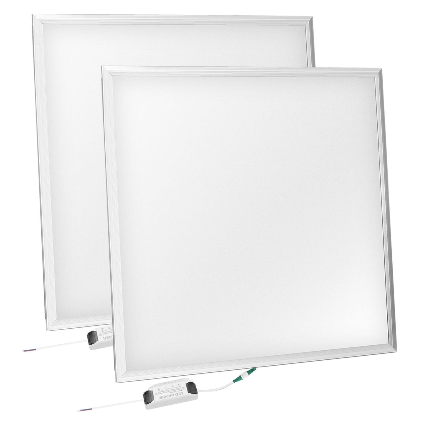 48W 2�2FT LED Panel Light 5800LM 7000K Ceiling Lighting 150W Equivalent LED Troffer Recessed Edge-Lit