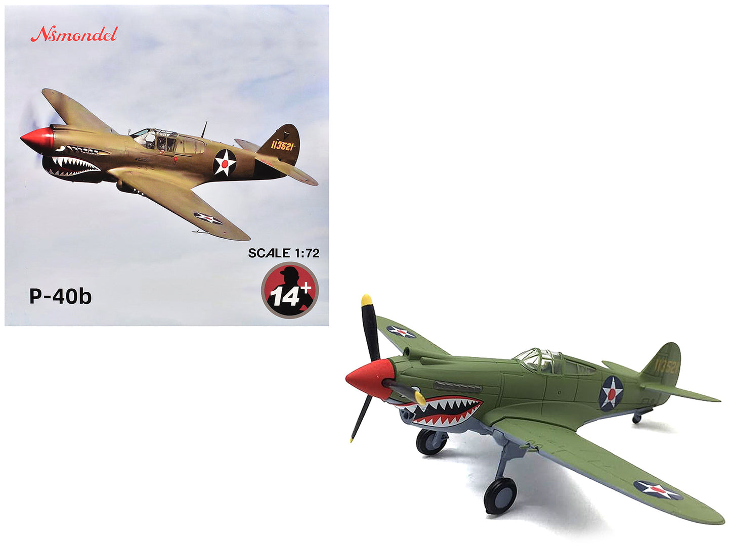 Curtiss P-40E Warhawk Fighter Aircraft "China-Burma-India Theater" (1942) United States Army Air Forces 1/72 Diecast Model Airplane free shipping USA