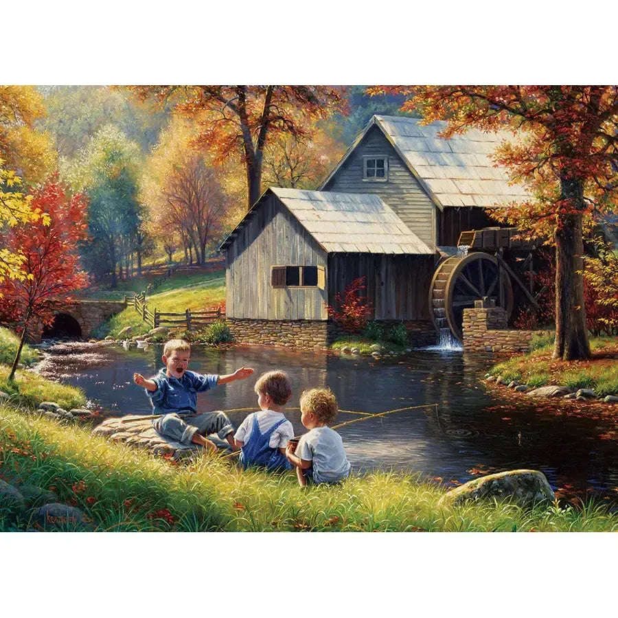 Fish Story 1000 Piece Jigsaw Puzzle Jack Pine
