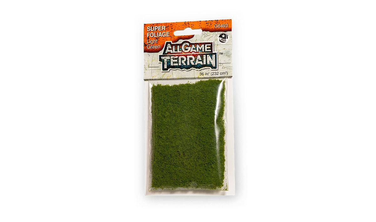 Woodland Scenics G6493 All Game Terrain Super Foliage Light Green