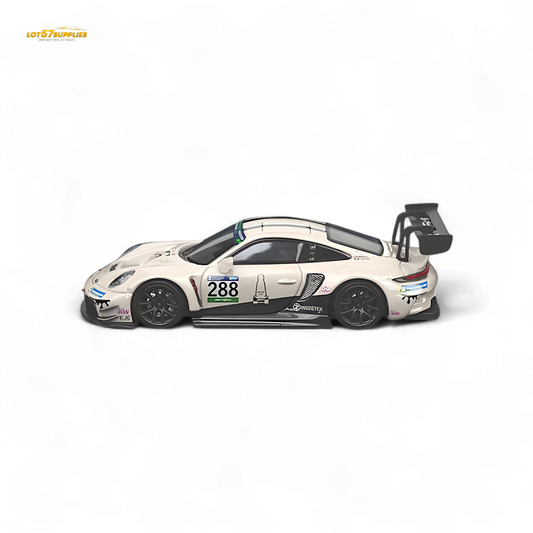 Star Race Porsche 911 GT3 Racing Milky White 1:64