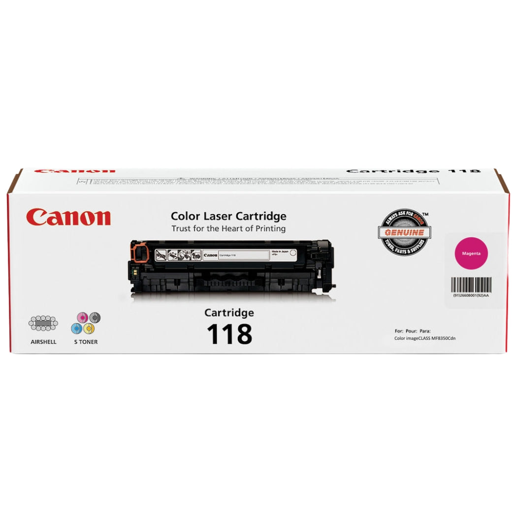 New, Pre-Owned - Canon 118 High-Yield Magenta Toner Cartridge, 2660BOO1AA