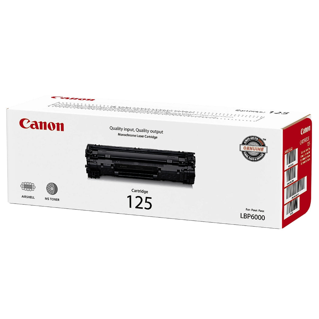 New, Pre-Owned - Canon 125 High Yield Black Toner Cartridge, 3484B001