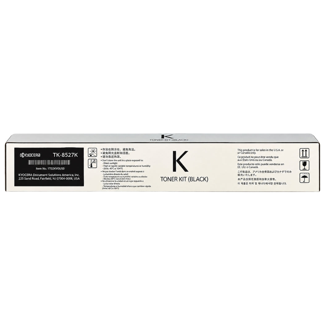 New, Pre-Owned - Kyocera TK-8527 Standard Yield Black Toner Cartridge, TK-8527K