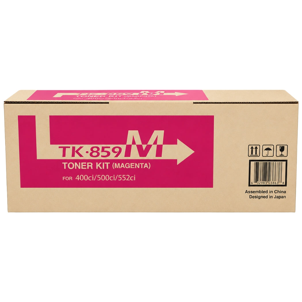 New, Pre-Owned - Kyocera TK-859 Standard Yield Magenta Toner Cartridge, TK-859M