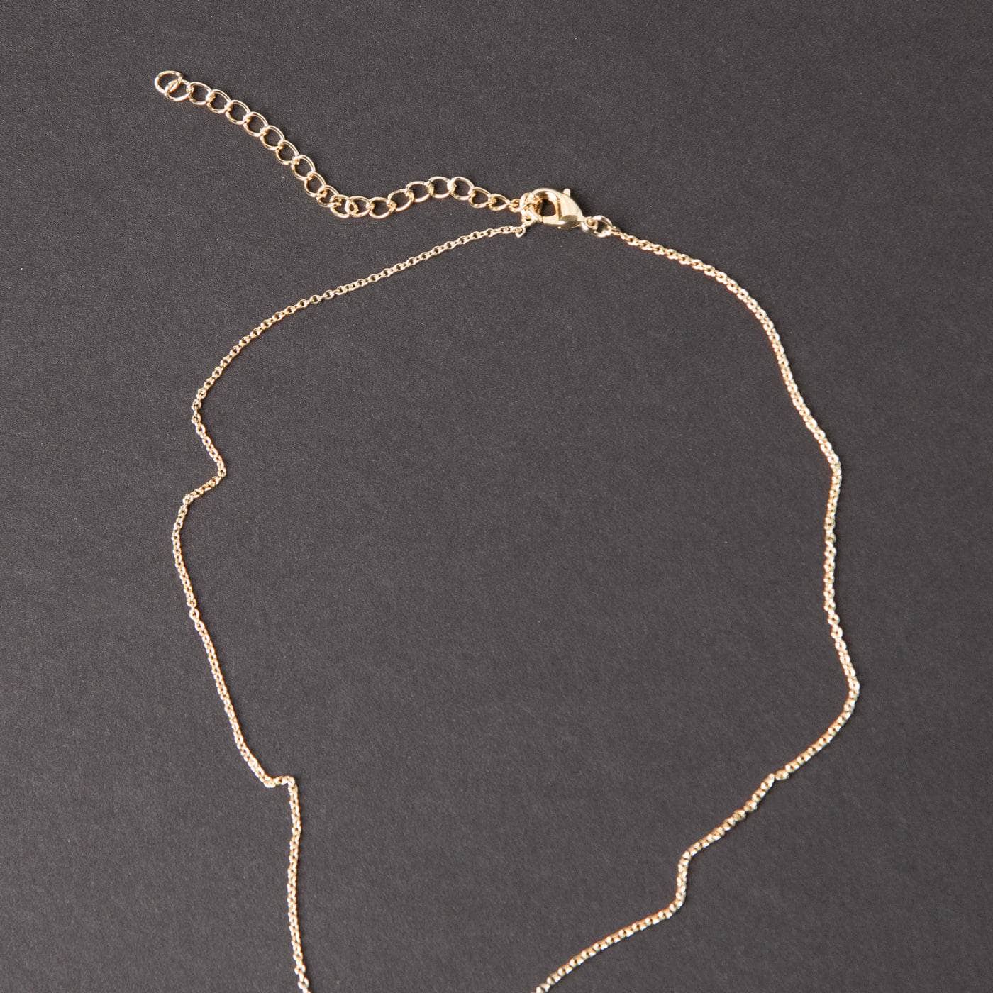 Rainbow Moonstone Crystal Point Necklace by Tiny Rituals