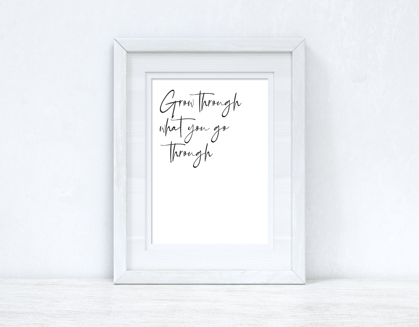 Grow Through what you are Fancy Inspirational Wall Decor Quote Print by WinsterCreations™ Official Store
