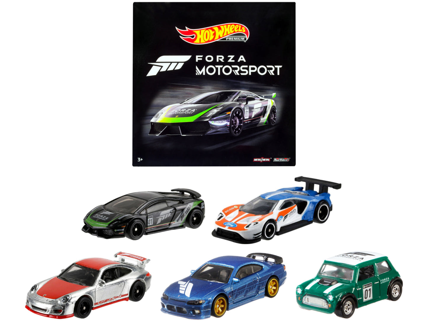 "Forza Motorsport" 5 piece Set Diecast Model Cars by Hot Wheels free shipping USA