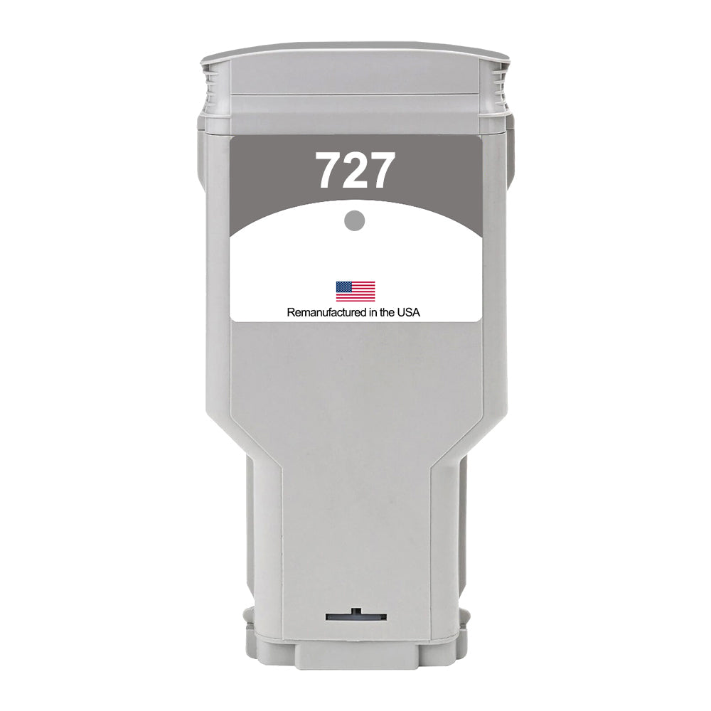 U.S. Remanufactured for HP 727XL 300ml (F9J80A) Gray Ink Cartridges