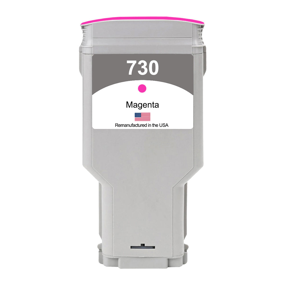 U.S. Remanufactured for HP 730 300ml (P2V69A) Magenta Ink Cartridges