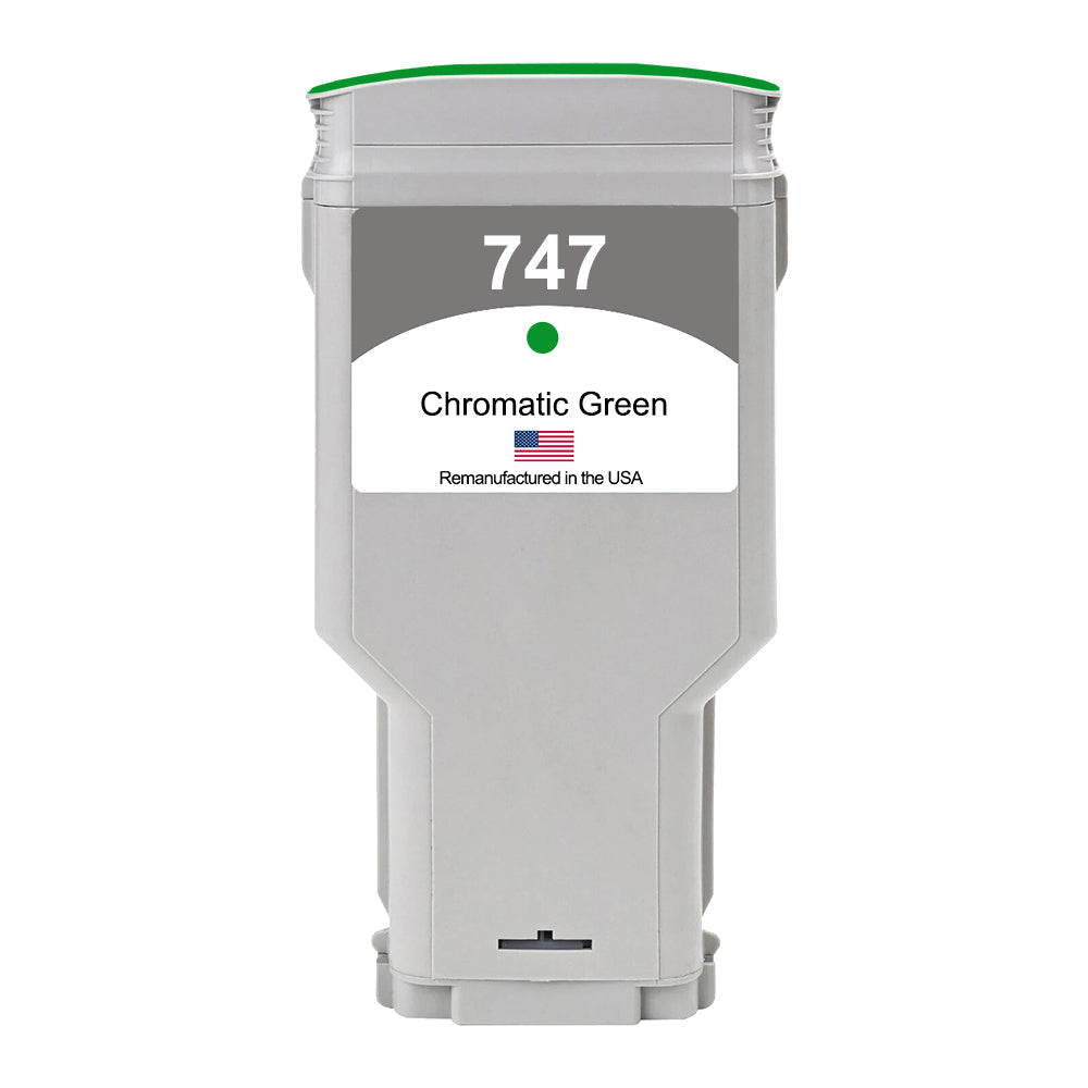 US Remanufactured for HP 747 300mL Chromatic Green Ink Cartridge