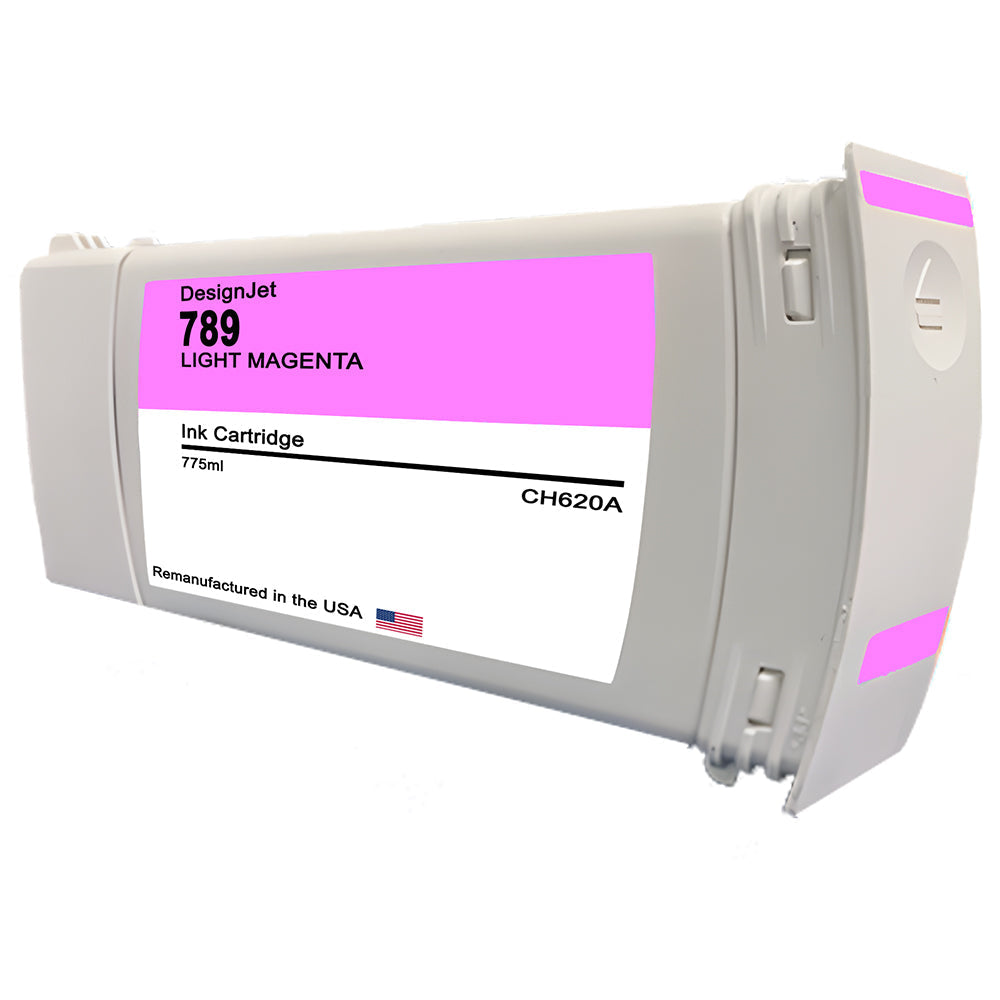 U.S. Remanufactured for HP 789 775ml (CH620A) Light Magenta Ink Cartridge