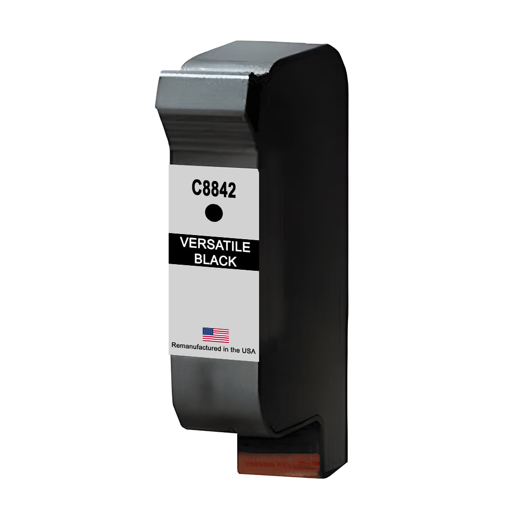 U.S. Remanufactured TIJ for HP C8842A Versatile Black Thermal Inkjet Cartridge