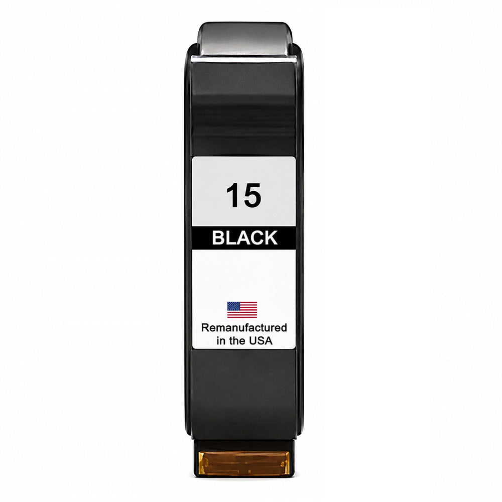 U.S. Remanufactured for HP 15 (C6615DN) Black Ink Cartridge
