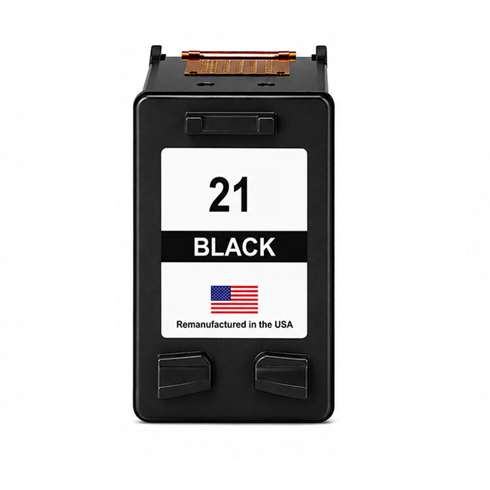 U.S. Remanufactured for HP 21 Black (C9351AN) Ink Cartridge