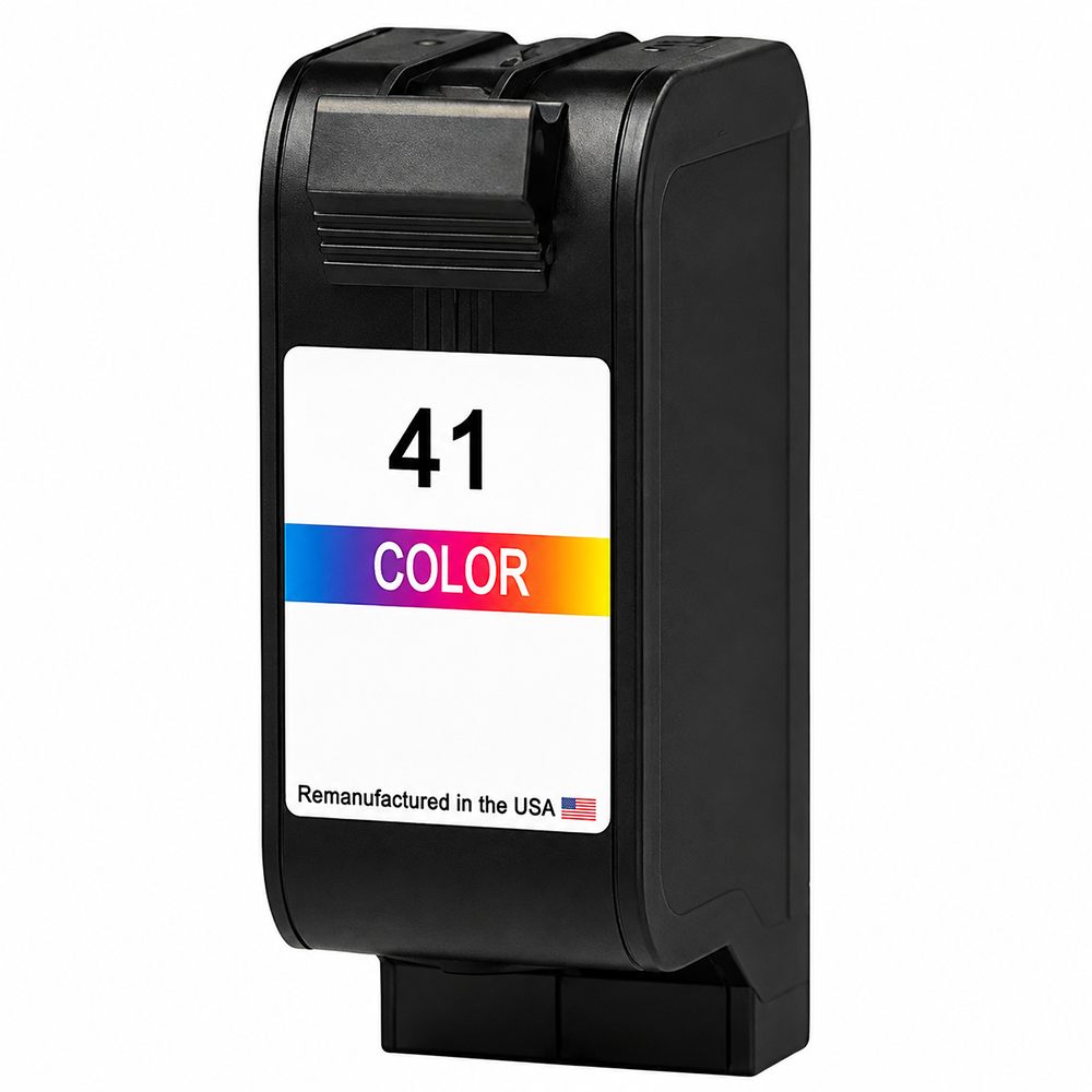 U.S. Remanufactured for HP 41 (51641A) Color Remanufactured in the USA Ink Cartridge