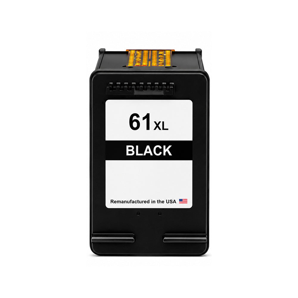 U.S. Remanufactured for HP 61XL (CH563WN) Black Ink Cartridges