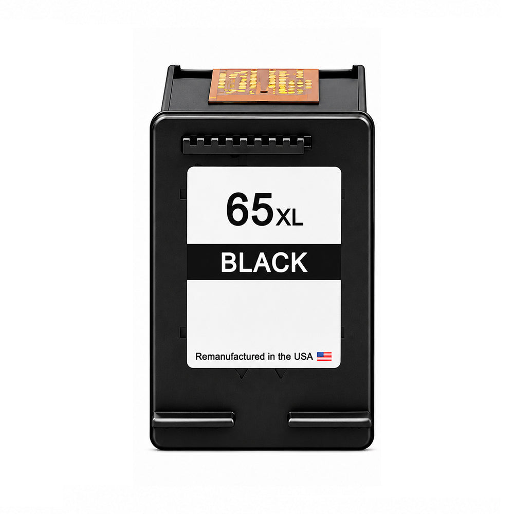 U.S. Remanufactured for HP 65 (N9K02AN) Black Ink Cartridges