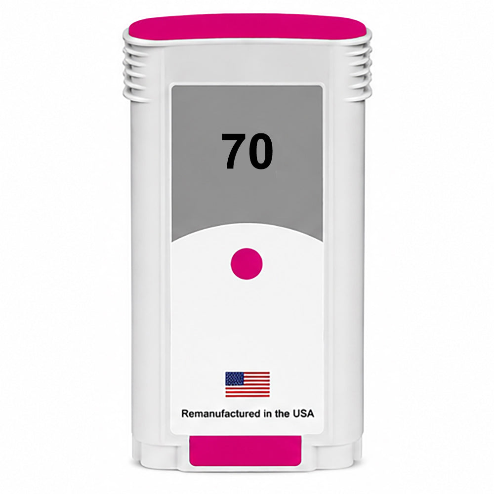 U.S. Remanufactured for HP 70 130-ml (C9453A) Magenta Ink Cartridge