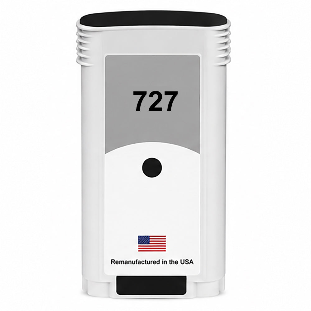 U.S. Remanufactured for HP 727 130ml (B3P23A) Photo Black Ink Cartridges