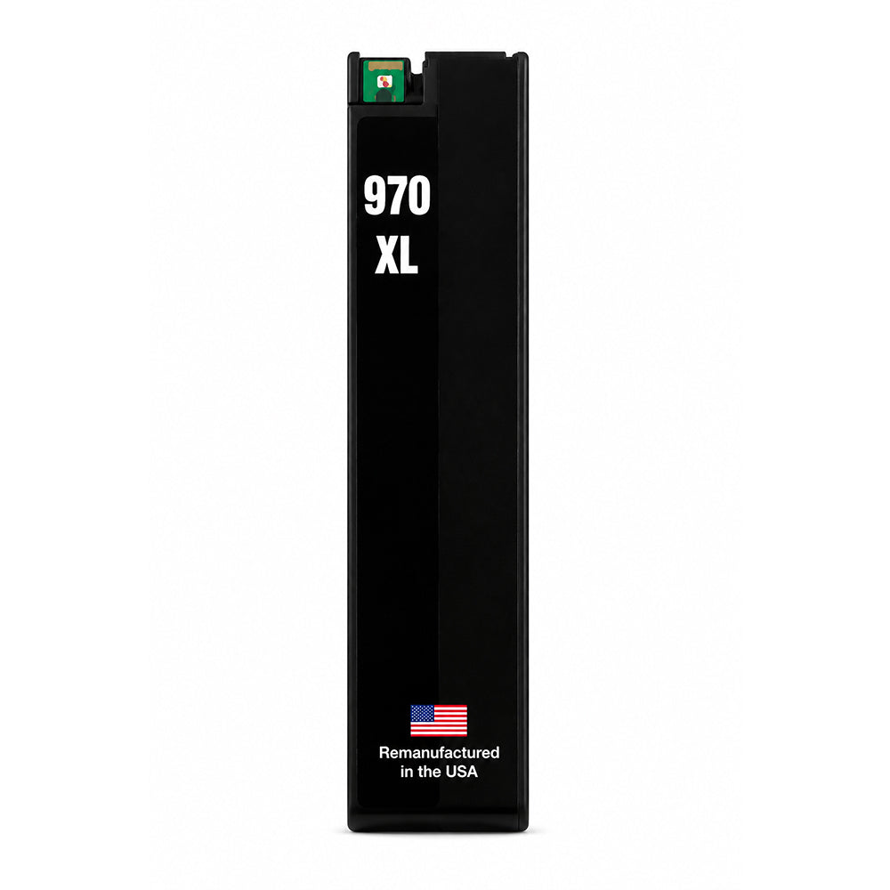 U.S. Remanufactured for HP 970XL (CN625AM) Black Ink Cartridge