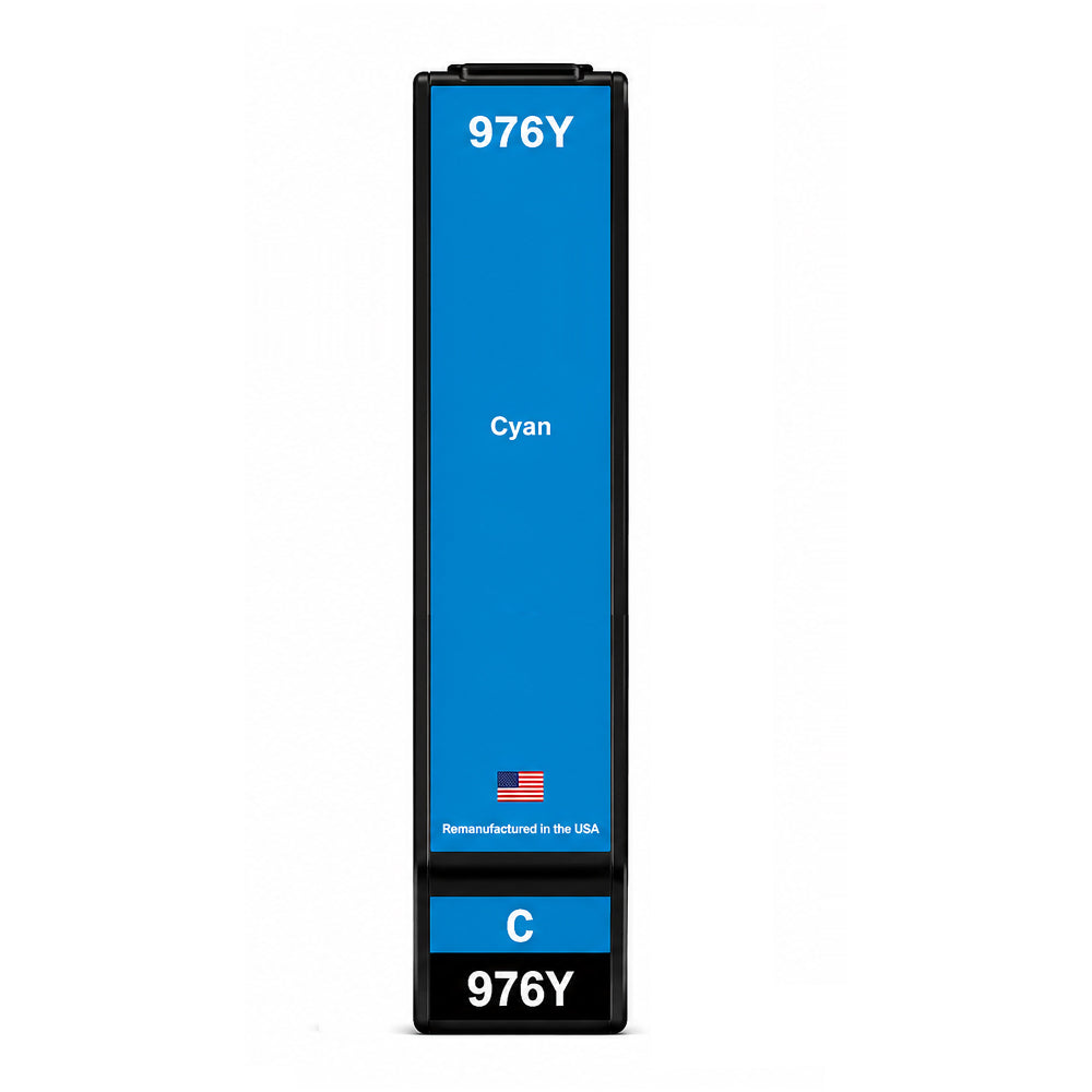 U.S. Remanufactured for HP 976Y (L0R05A) Cyan Ink Cartridge