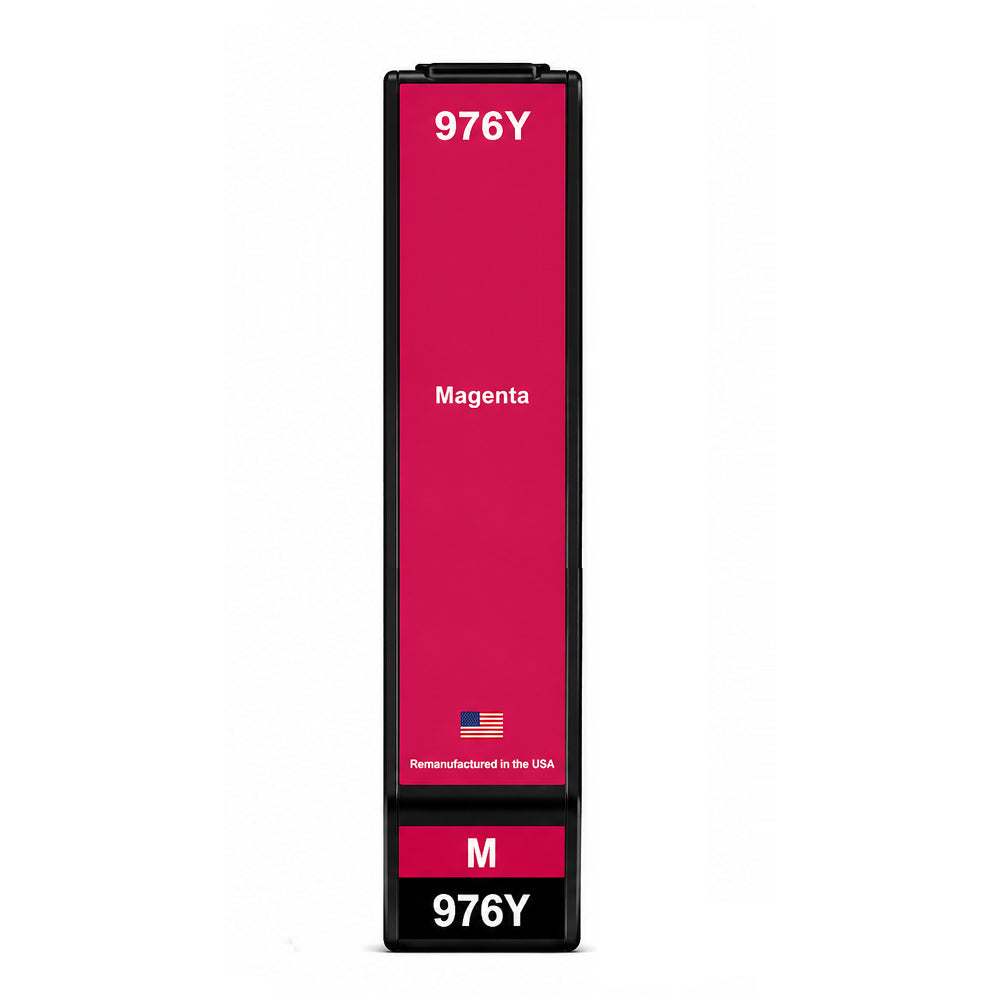 U.S. Remanufactured for HP 976Y (L0R06A) Magenta Ink Cartridge