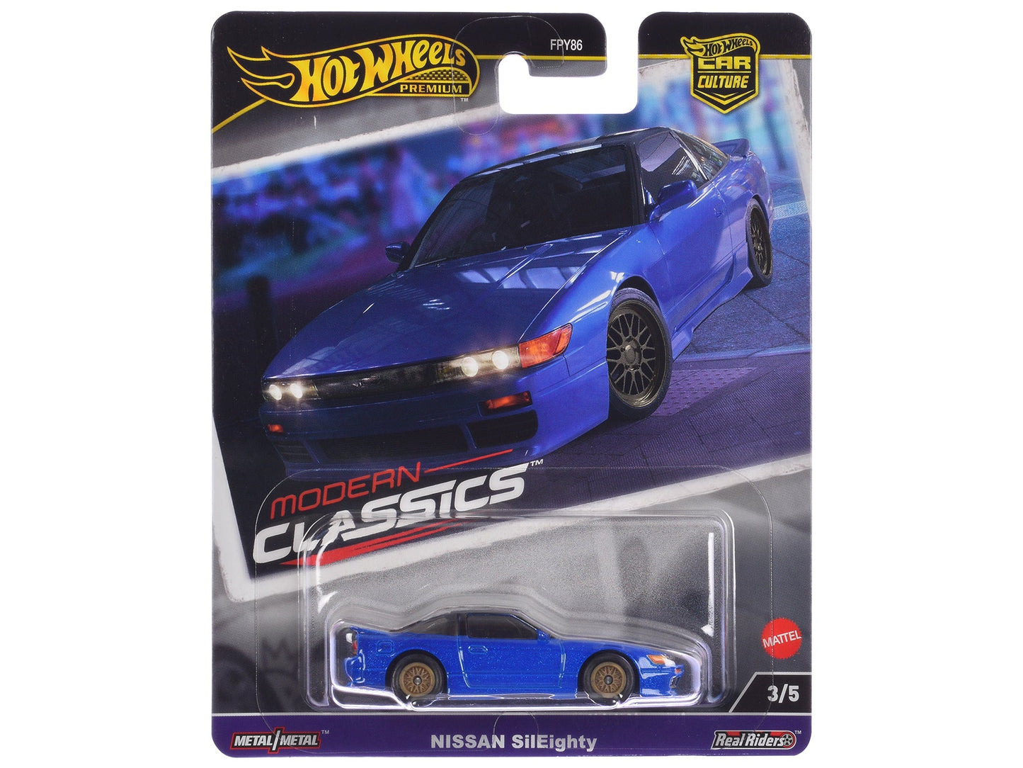 Nissan SilEighty Blue Metallic "Modern Classics" Series Diecast Model Car by Hot Wheels free shipping USA