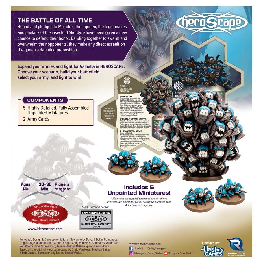Heroscape: Rising Tide - Oathbound Phalanx and Oathbound Legionnaires Army Expansion